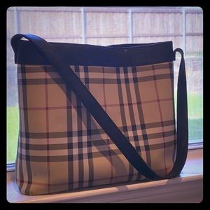 Burberry Check shoulder purse